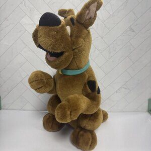 Scooby Doo Plush Scaredy Cat Talking 2001 #27409 Tested Works Vintage Retro